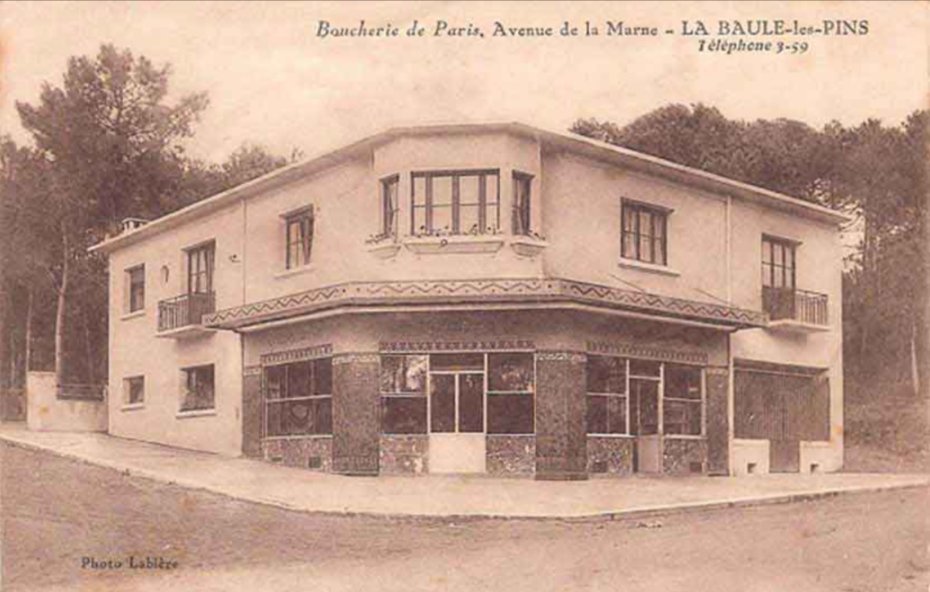 carte postale La Boucherie de Paris